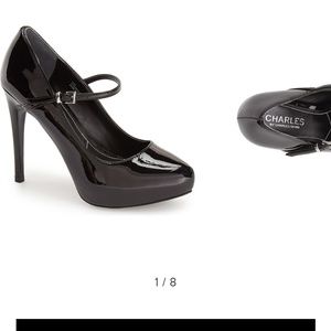 Black Mary Jane heels NEW 7.5